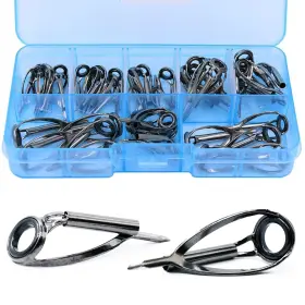 9km Dwlife 781827307786 Fishing Rod Tip Guide Repair Kit Pole Replacement Stainless Steel