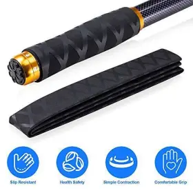 B08y6jr73y Absupus Ca 40inch Great Shrink Wrap Tubing Heat Rod For Fishing Black-1.4inch #2