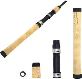 Acxico 313105916917 1 Set Of Spinning Fishing Rod Building Repair Composite Cork Handle Grip And Re