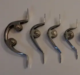R16-crm Aftco New Set Of 4 Chrome Regular Roller Fishing Rod Boat Guides