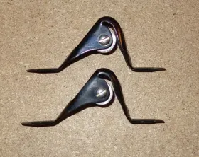 Shd-32b Aftco Lot Of 2 Used Big Foot Super Heavy Duty Roller Fishing Rod Guides Shd-32 B