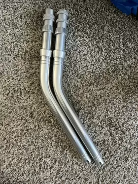Ubc4 Aftco 2 Silver Bent #4 Uni-butt Fishing Rod Butt 80# Made In Usa #2