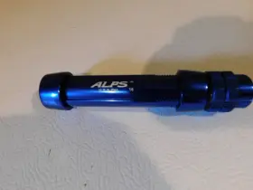 Cah16m Alps Centra-lock Blue Aluminum Reel Seat For Rod Building