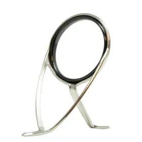 Nptdf-30 American Tackle Nptdf - Tiforged Double Foot Guides Nanolite Ring With Polished Stainless Frame