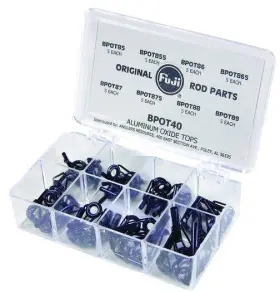 Bpota100 Anglers Resource Fuji Hardloy Ring Top Guide 100 Tops Assortment