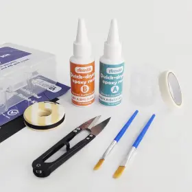 Aventik 313057167153 Fishing Rod Tip Repair Kit Complete Supplies With Quick-drying Two-part