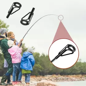 Bb Hapeayou 762844996818 Fishing Rod Tip Repair Kit Stainless Steel Ceramic Ring Pole Guide Eyelet Mixed #3
