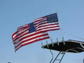 Cool Water Products 426847296858 The Original Rod Holder Boat Flag Pole - No 4 Foot
