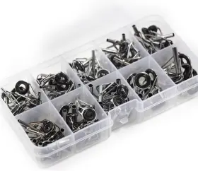 Croch 313049835824 90 Pcs Fishing Rod Tip Repair Kit Stainless Steel