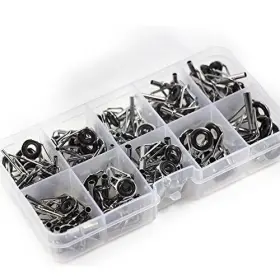 Croch 756040790394 90 Pcs Fishing Rod Tip Repair Kit Stainless Steel