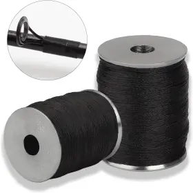 Dovesun 705353265884 Fishing Rod Repair Kit Guides Nylon Wrapping Thread Spin