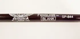 Sp-844 Fenwick Vtg Fenglass Brown Fiberglass Spinning Fishing Rod Blank 82.6 Inch