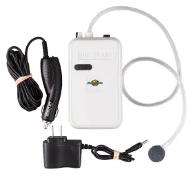 6082fa Flambeau 071617044411 Deluxe 12v/110v Aerator Water-resistant Live Bait Fishing White