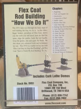 Flex Coat 014394102493 Instructional Rod Building Inch How We Do It Dvd #2