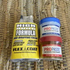 Flex Coat 014394102721 Ultra V High Build Wrap 4 Oz. Finish Kit #v4y Rod Pro Paste