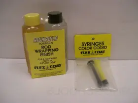 Rpa2023 Flex Coat 5164 New Nos 4oz Rod Wrap Wrapping Finish High Build With Syringe Kit
