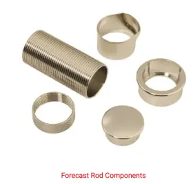 Forecast Bul5skc-k Fly Reel Seat #5 Skeleton Ni Chrome