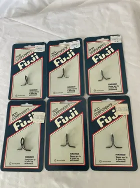 Bsvlg12c Fuji Rod Components-spinning Fishing Guides-bsvlg12c And 16c-3 Each- Lot Of 6