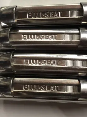 Fs-19 Fuji 4 Vintage Rod Building Ribbed Reel Seats With Adjustable Slide Lock #2
