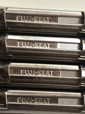 Fs-22 Fuji 4 Vintage Rod Building Ribbed Reel Seats With Adjustable Slide Lock #2