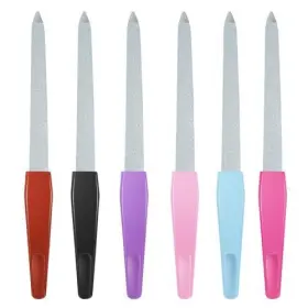 900530 Gaqwok Metal Nail File Set - 6pcs Anti-slip Handle Sword Shape Premium