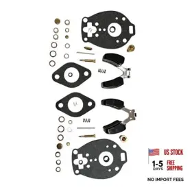 Goodfind68 Re-1100 New 2 Carburetor Repair Kit Set Compatible With Massey Ferguson To20 50