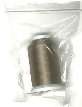800-yard Gudebrod 2722 Gude Sylk Hazelnut Type 00 Polyamide Machine Twist Spool #2