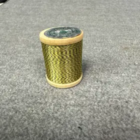 Nylon50 Gudebrod Vintage Green And Black Jasper Guide-wind Nylon 50 Yds Size A Rod Thread