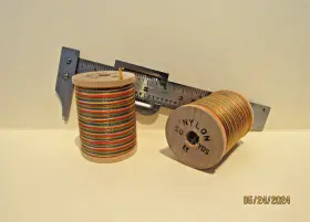 50yd Gudebrods - Discontinued Vintage Nos 50yd. Rod Winding Thread Nylon 50 Yds Sz. Ee Multi-color #3