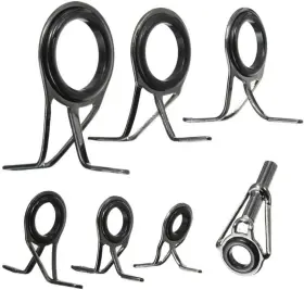 Honbay 313110090053 7-piece Fishing Rod Eye Guides And Line Rings Repair Kit