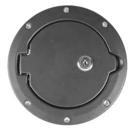 Qp.mmr-1783 Hooke Road Wrangler Tj Locking Gas Cap Cover Fuel Door Filler Tank For 1997-2