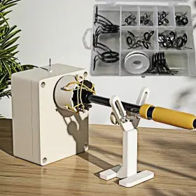 Houderrong 313100736763 Fishing Rod Repair Kit With Rotator And Casting Guide Replacement