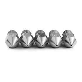 M2549-55 Micro Swiss Microswiss Mk8 Brass Plated Wear Resistant Nozzle Makerbot Value Pack