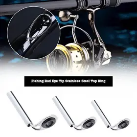 727-a Micro Traders Sp 15pcs Fishing Line Spinning Guide Eyes Rings Rod Tip Repair Kit #2
