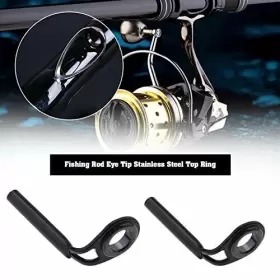 727-b Micro Traders Sp 15pcs Fishing Line Spinning Guide Eyes Rings Rod Tip Repair Kit #3