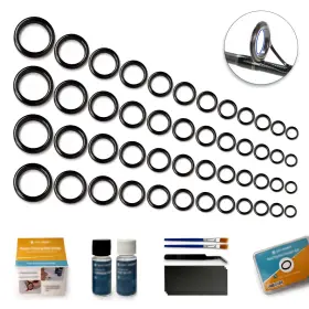 11216549 Ojydoiiiy Fishing Rod Repair Kit Ceramic Eyelet Inserts Replacement