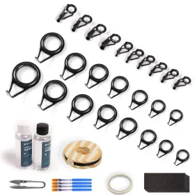 2t-qfo3-m8oy Ojydoiiiy Fishing Rod Eyelet Repair Kit For Pole Eye Replacement With Guide