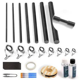 Ojydoiiiy 716597314290 Ojy&doiiiy Fishing Rod Repair Kit All-in-one Supplies For Pole Eyele