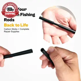Ojydoiiiy 744759959447 Fishing Rod Repair Kit Complete Freshwater Supplies With Glue #2