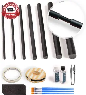 Ojydoiiiy 744759959447 Fishing Rod Repair Kit Complete Freshwater Supplies With Glue