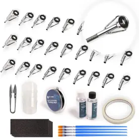 Ojydoiiiy 754479859651 Ojy&doiiiy Fishing Rod Tip Repair Kit With Glue Complete Supplies For