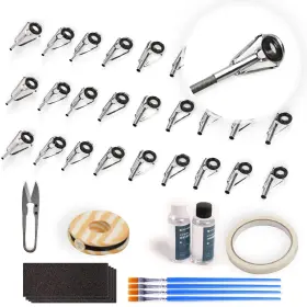 Ojydoiiiy 754479859736 Rod Tip Repair Kit With Gluecomplete Supplies For Freshwater And Saltwater Fish