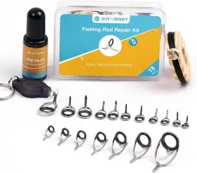 Io-n16n-ywj9 Ojydoiiiy Fishing Rod Eyelet Repair Kit Complete Emergency Quick-fix