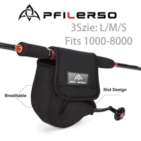 Pfilerso 706189914847 3pcs Fishing Spinning Reel Covers Bag Baitcasting Trolling R #3