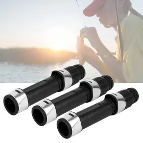 Plplaaoo 736639430696 3pcs Fishing Reel Seat Spinning Rod Black Acs Fly #3