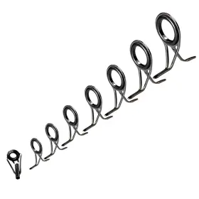 Qualyqualy 440891448040 Fishing Rod Tip Repair Kit Guide Pole Eyes Stai