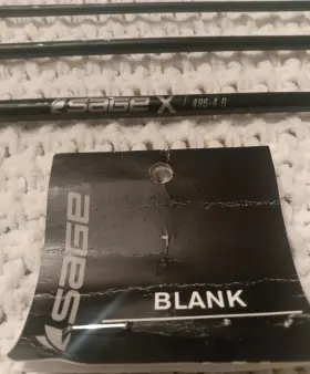 Sage 486-4 X B - 8 1/2 Ft Fly Rod Blank 4wt 4pc Black Mpn