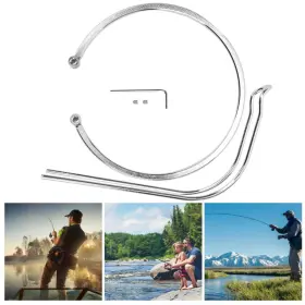 Shanrya 084464818312 Fishing Reel Display Bracket Wheel Lightweight Portab #2