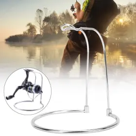 Shanrya 084464818312 Fishing Reel Display Bracket Wheel Lightweight Portab #3