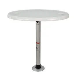 Springfield Marine 038132503649 Thread-lock Electrified Oval Table Package With Led Lights Usb Ports 1